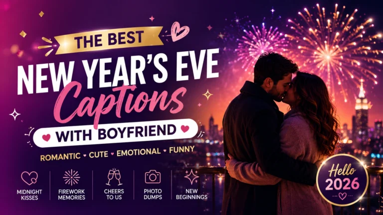 New Year's Eve With Boyfriend Instagram Captions