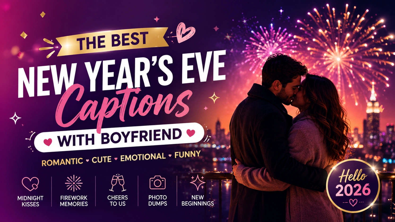 New Year's Eve With Boyfriend Instagram Captions