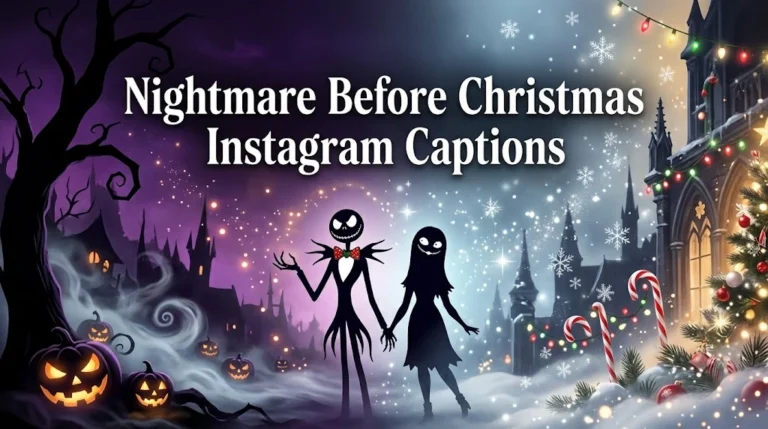 Nightmare Before Christmas Instagram Captions