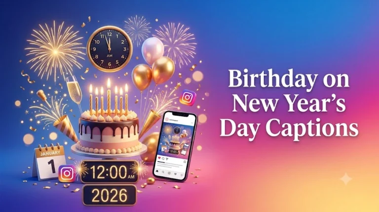 Birthday On New Year's Day Captions