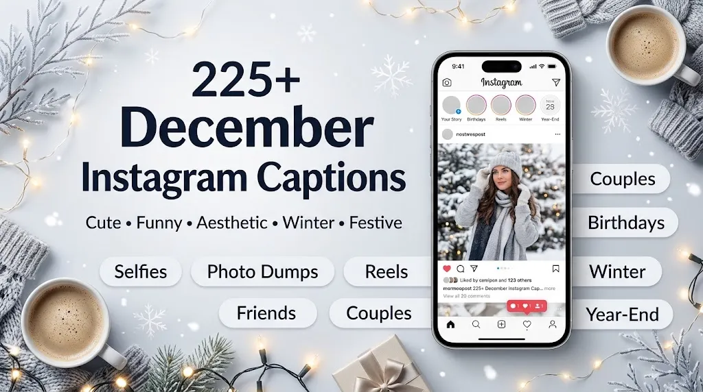 December Instagram Captions