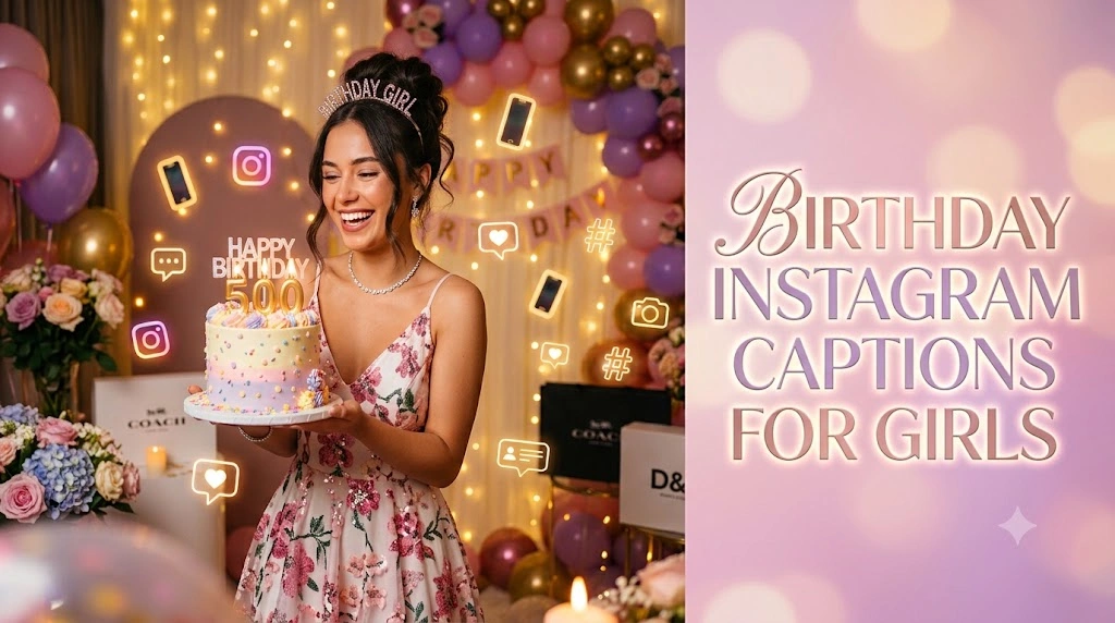 Birthday Instagram Captions For Girls