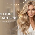 Blonde Hair Captions Instagram