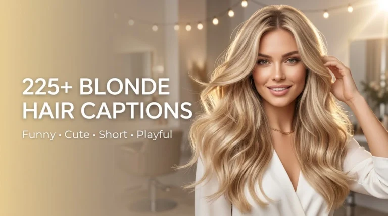 Blonde Hair Captions Instagram