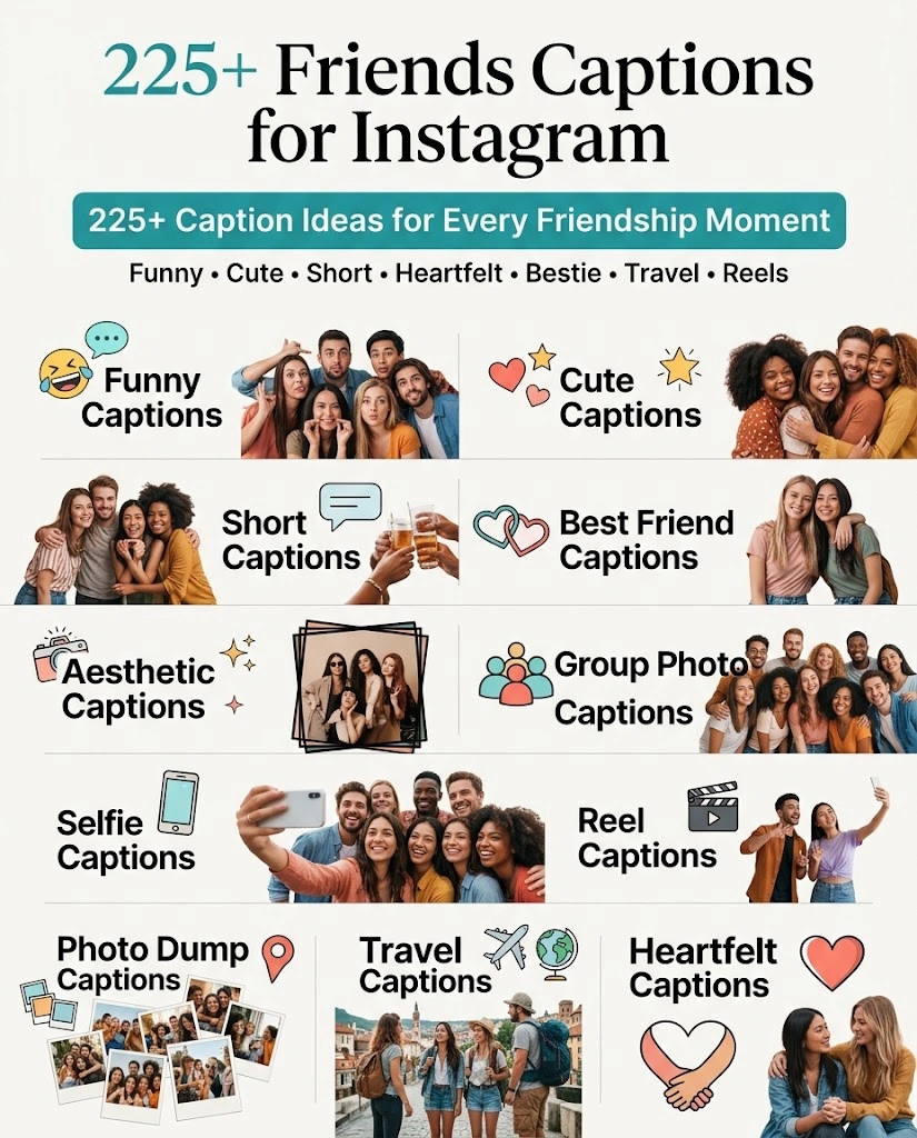Friends Captions For Instagram