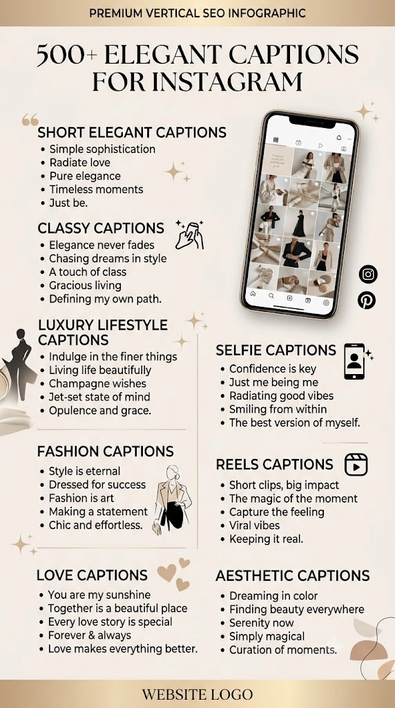 Elegant Captions For Instagram