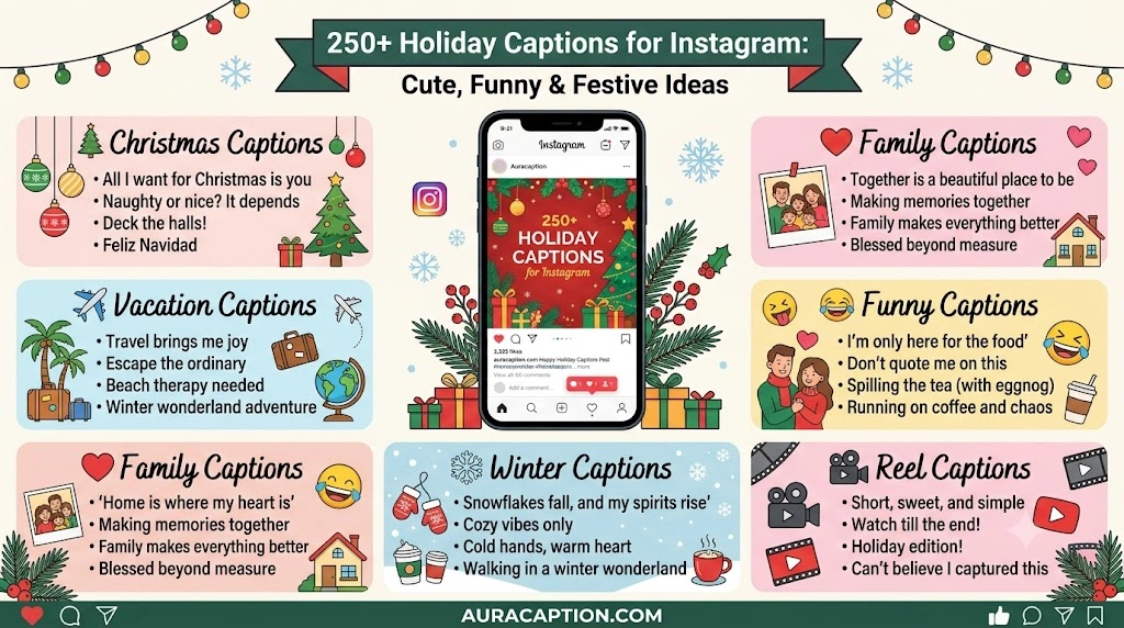 Holiday Captions For Instagram
