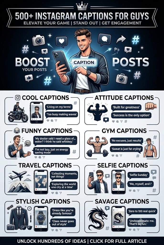 Instagram Captions For Guys