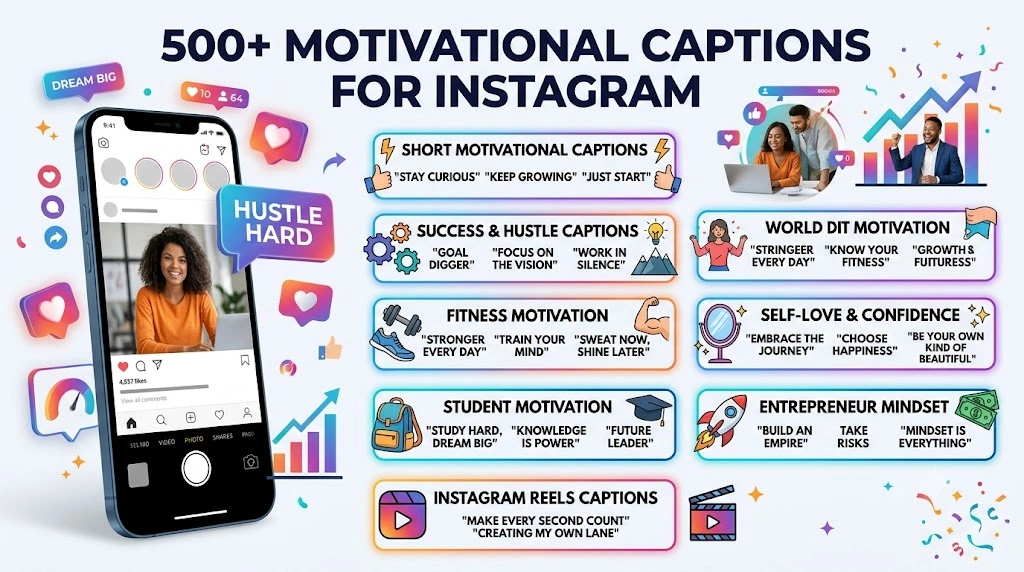 Motivational Captions for Instagram