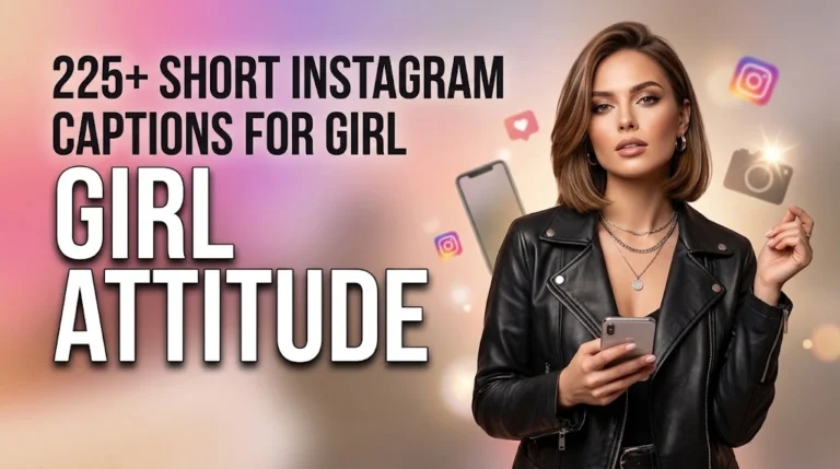 Short Instagram Captions Girl Attitude