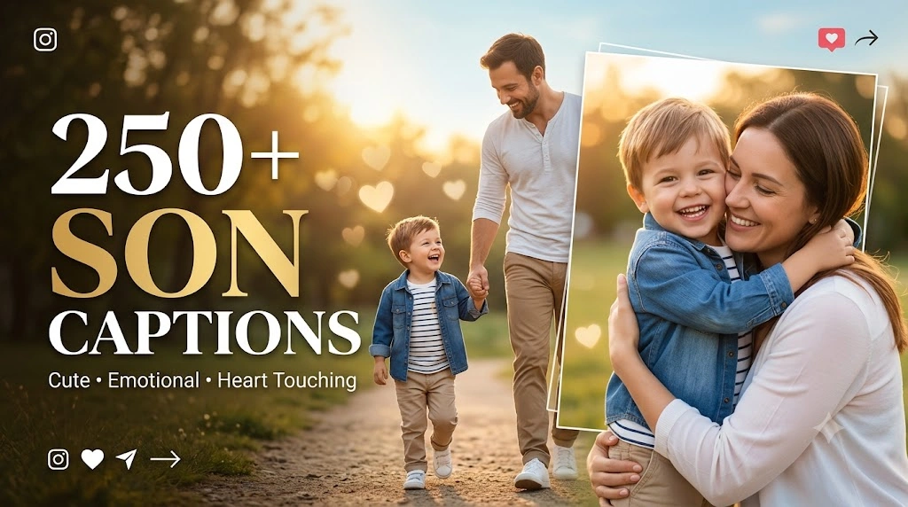 Short Son Captions For Instagram