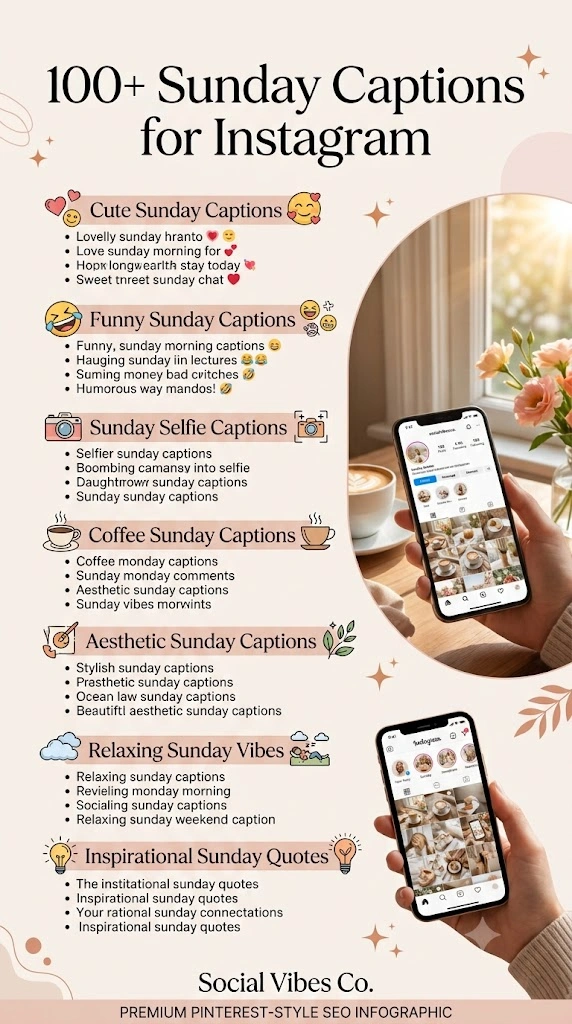 Sunday captions for Instagram