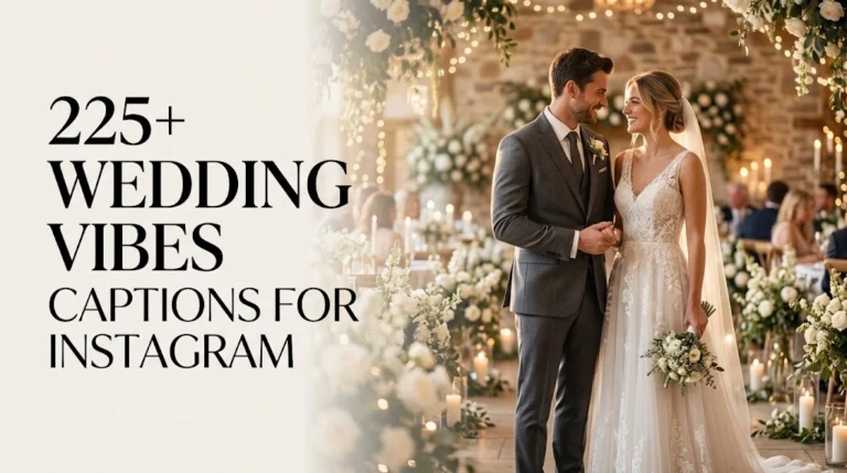 Wedding Vibes Captions Instagram
