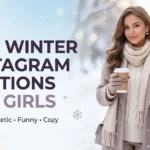Winter Instagram Captions Girl